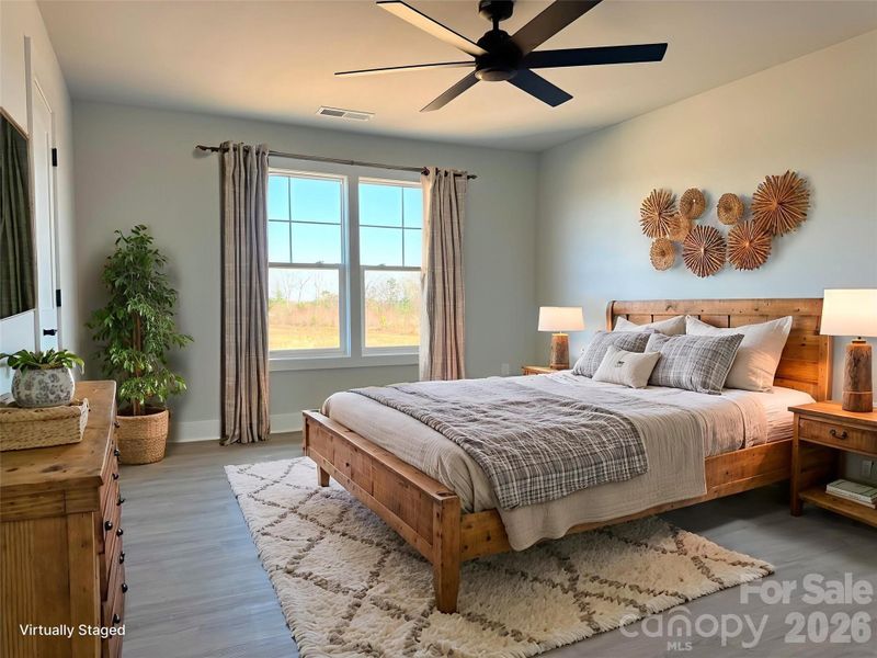 Furnished interior view inside a new home in , Mocksville (Image 5).