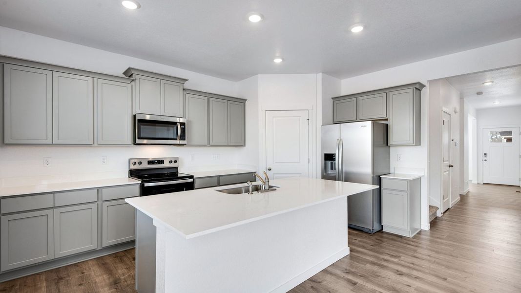 Furnished interior view inside a new home in Vista Meadows, Fort Lupton (Image 5).
