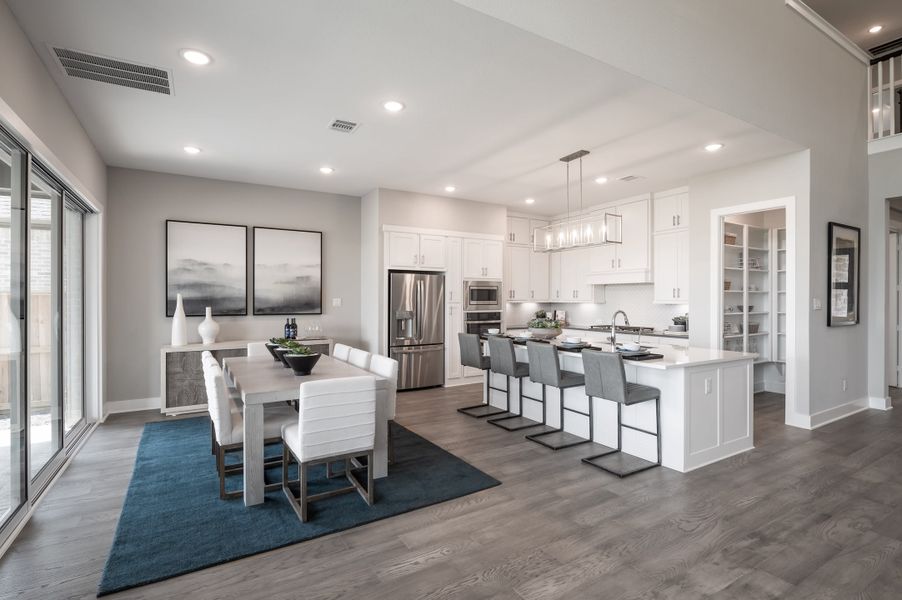 Representative furnished interior of a home built from the Barnhart by Tri Pointe Homes in Dunham Pointe, Cypress (Image 13).