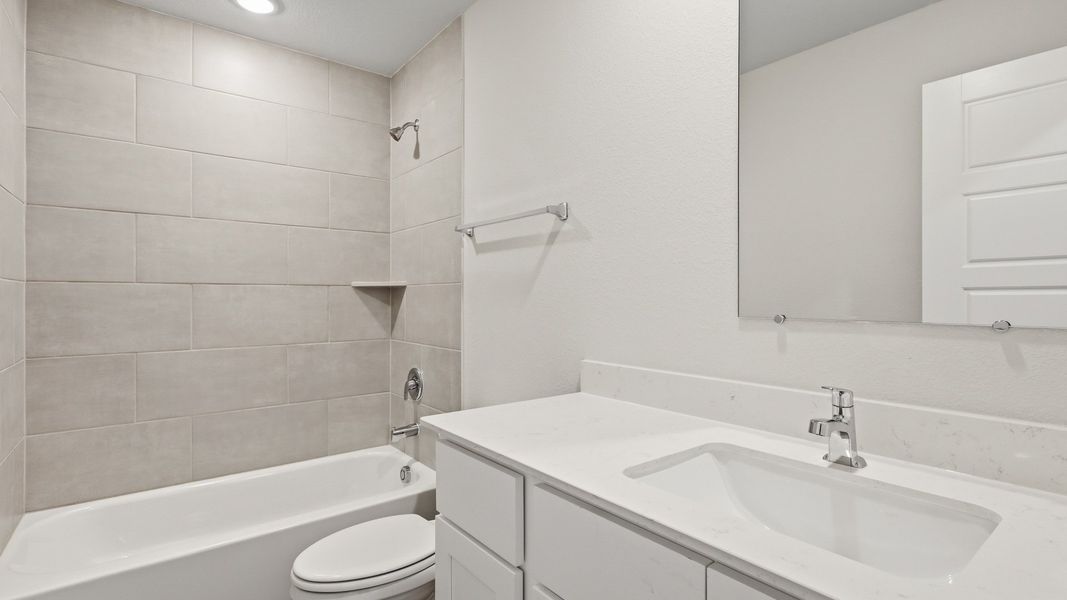 Secondary bathroom