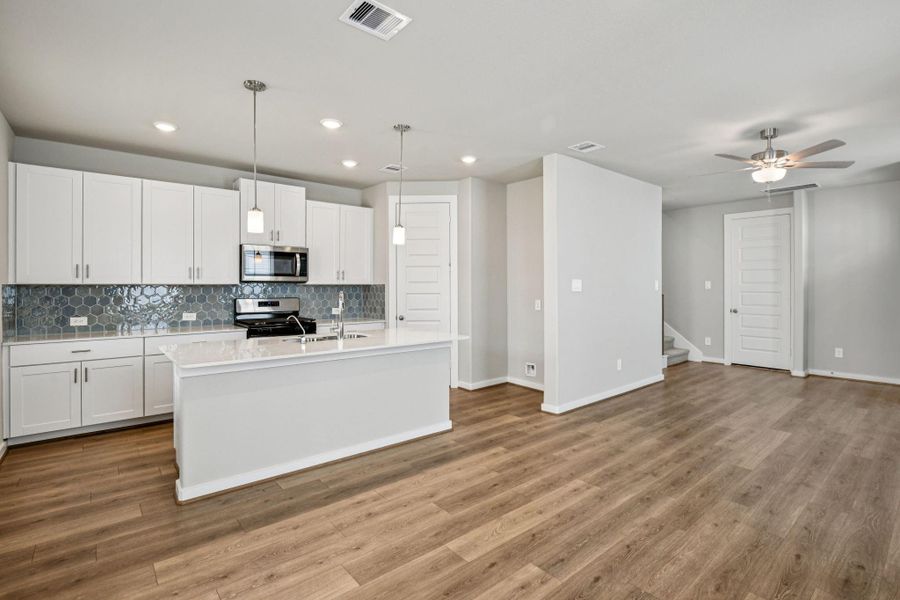 Photo is not of the actual home, but is an inspirational photo of builder’s model home and may depict options, furnishings, and/or decorator features that are not included