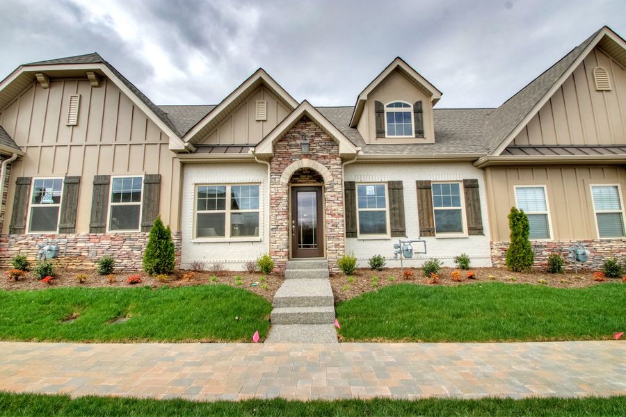 Courtyard Cottages - Elevation A (*This is a model representation. Selections and Finishes may vary.)