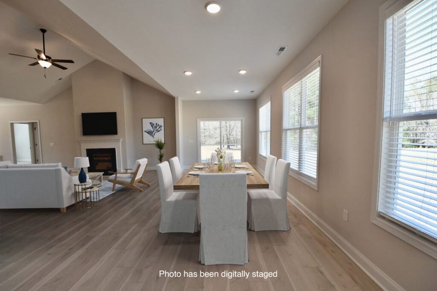 Furnished interior in a model home at Brierwood in Shallotte (Image 17).