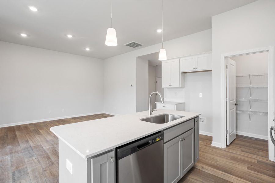 Furnished interior view inside a new home in Cambridge Reserve, Angier (Image 10).