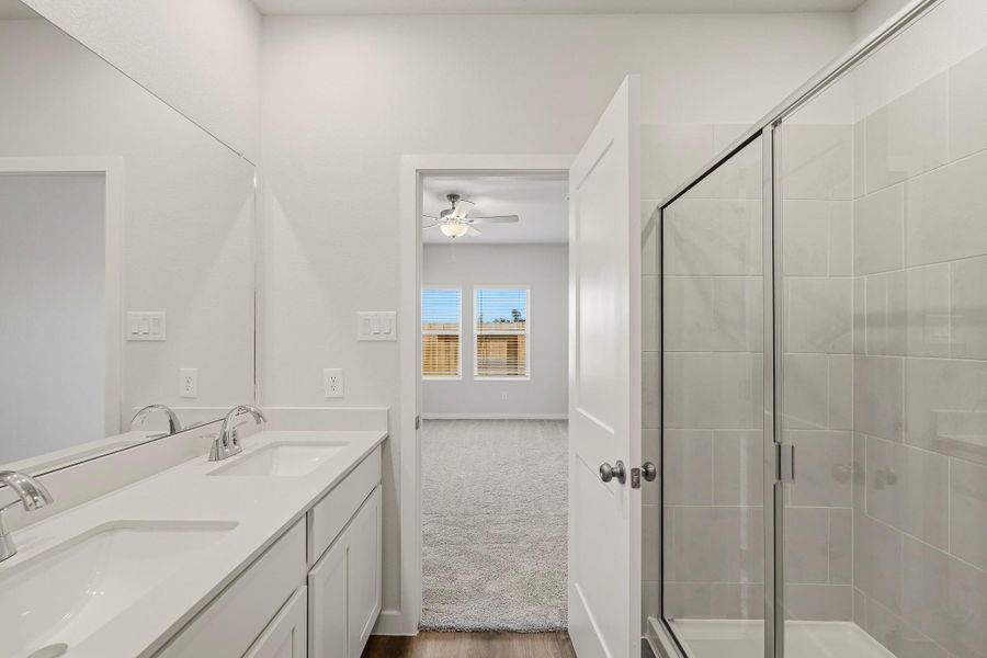 Furnished interior view inside a new home in Northpark South, Porter (Image 6).
