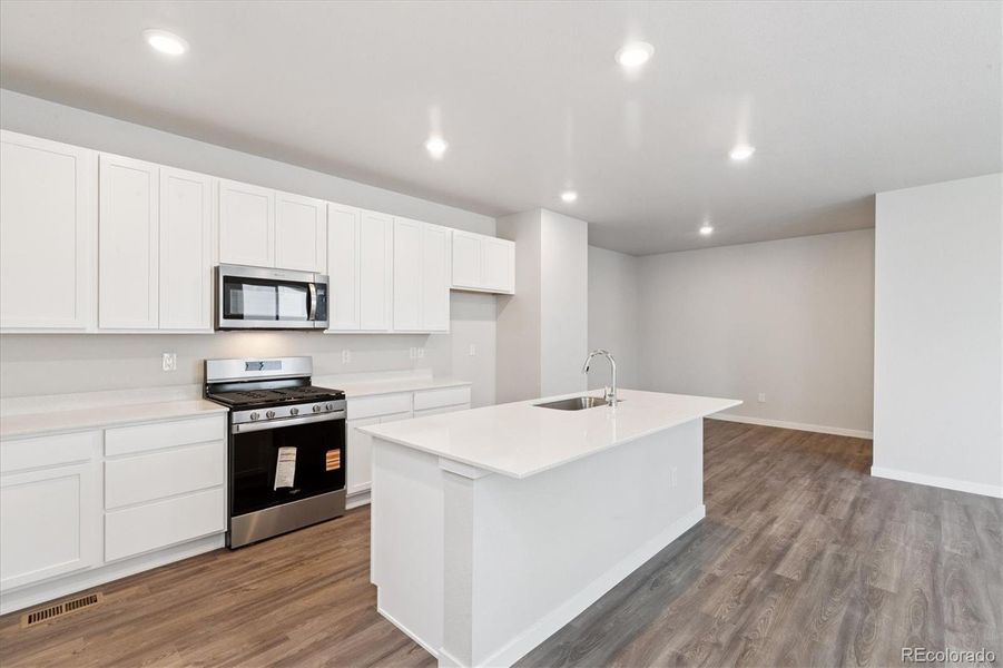 Furnished interior view inside a new home in Paired Homes at Alder Creek, Parker (Image 15).