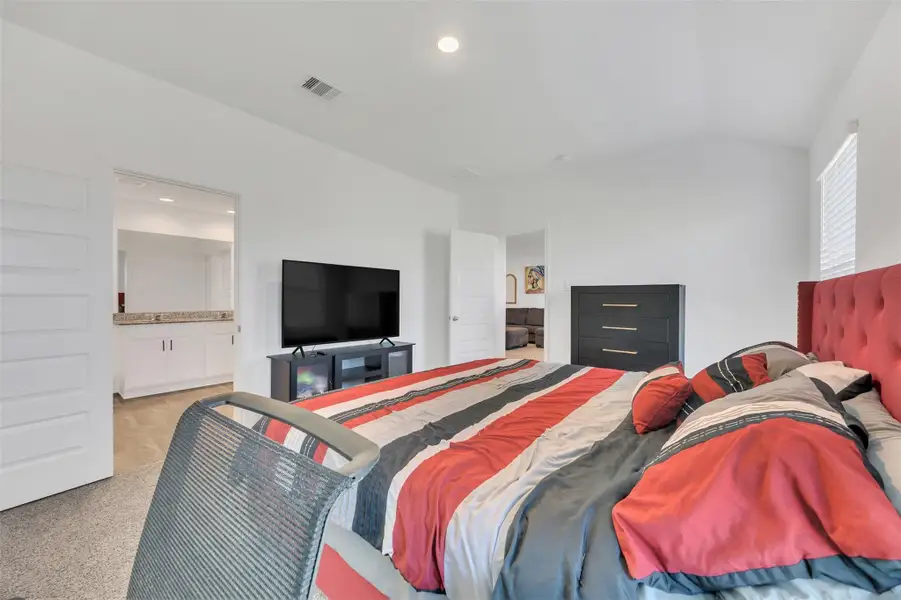 Furnished interior view inside a new home in Westward Pointe, Sealy (Image 10). Furnished interior view inside a new home in Westward Pointe, Sealy (Image 10).