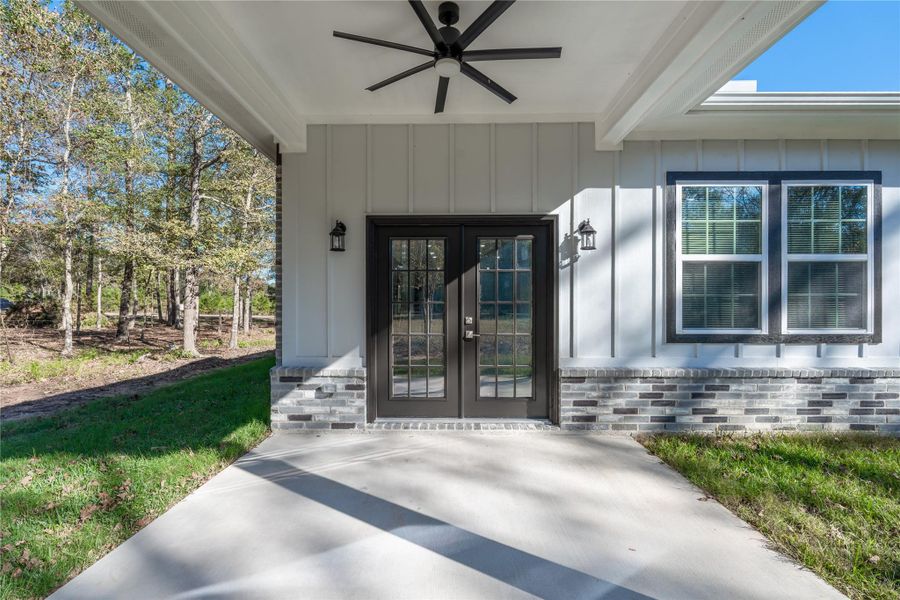 Enjoy your morning coffee outside.