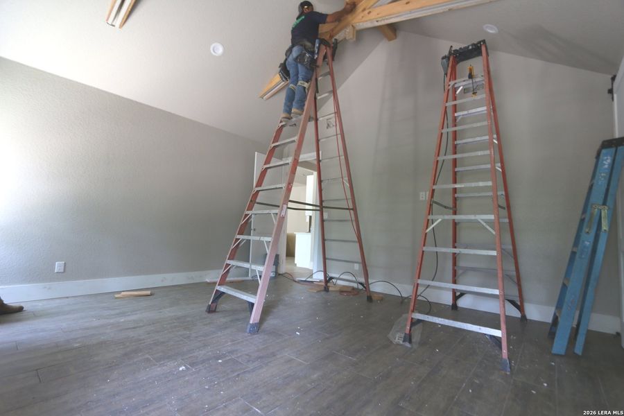 In-progress construction of a new home in , Adkins, TX (Image 10).