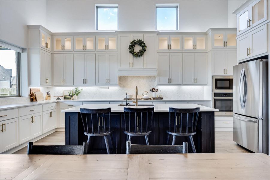 Furnished interior view inside a new home in Santa Rita Ranch 90', Liberty Hill (Image 26). Furnished interior view inside a new home in Santa Rita Ranch 90', Liberty Hill (Image 26).