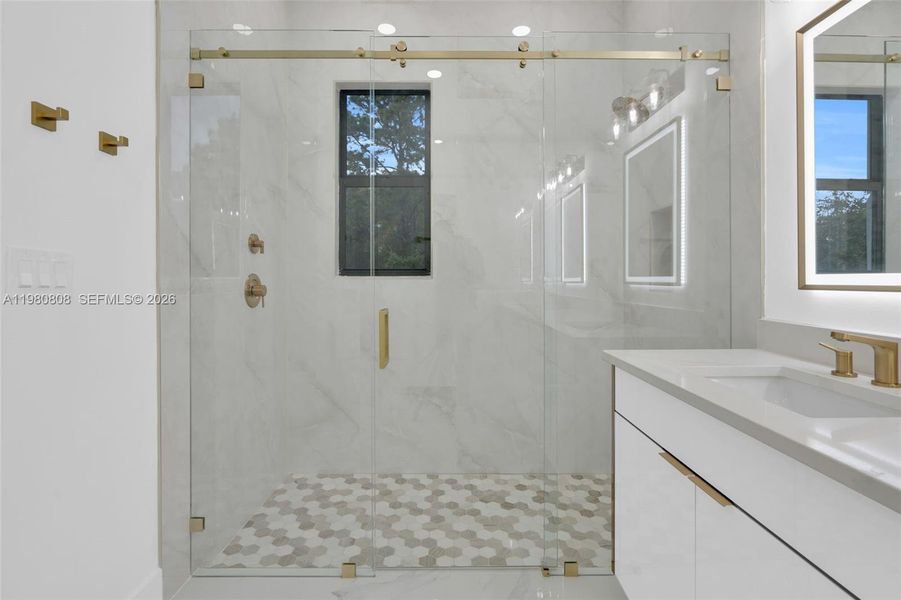 Furnished interior view inside a new home in , Lehigh Acres (Image 9).