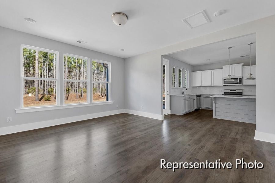 Spacious, unfurnished interior of a new home in , Ravenel (Image 13).