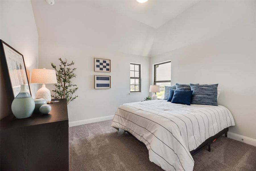 Furnished interior view inside a new home in Mercer Meadows, Royse City (Image 16).