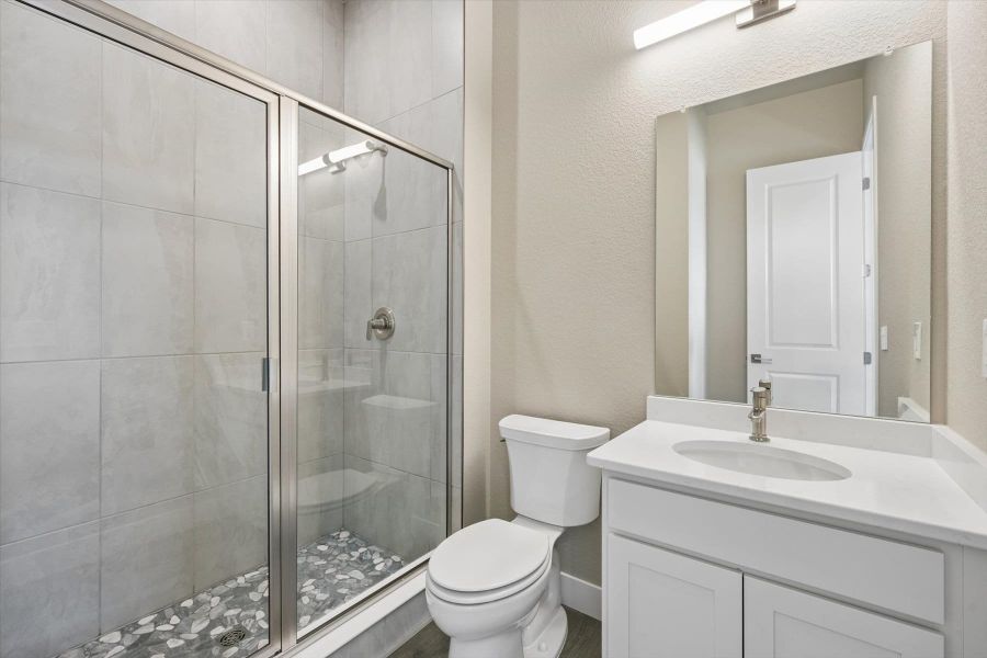 Furnished interior view inside a new home in Baseline Lakes – Brighton, Brighton (Image 8).