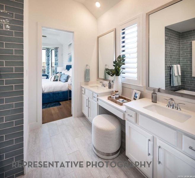 Furnished interior view inside a new home in Weston Oaks, San Antonio (Image 11). Furnished interior view inside a new home in Weston Oaks, San Antonio (Image 11).