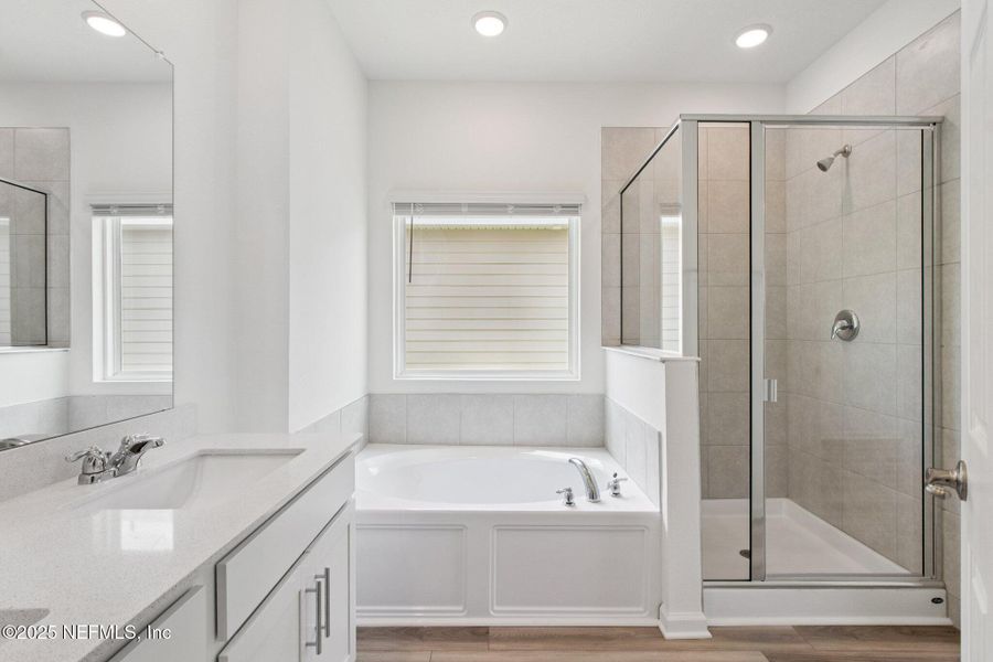 Furnished interior view inside a new home in Panther Creek, Jacksonville (Image 14). Furnished interior view inside a new home in Panther Creek, Jacksonville (Image 14).