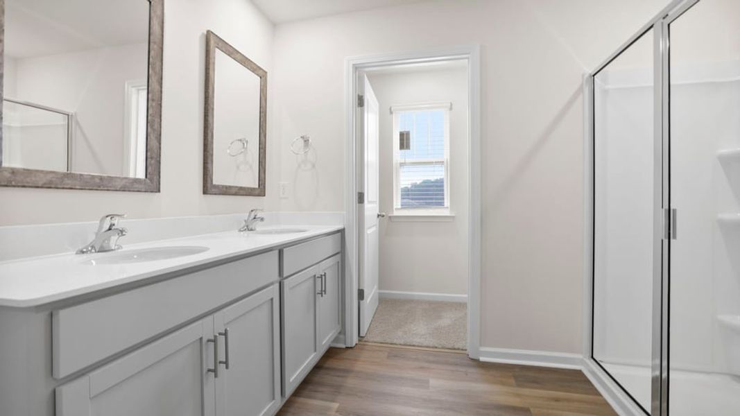 Furnished interior view inside a new home in Bentley Park, Greenwood (Image 11). Furnished interior view inside a new home in Bentley Park, Greenwood (Image 11).