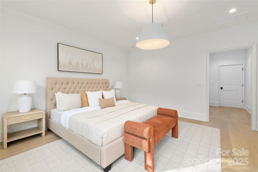 Furnished interior view inside a new home in , Charlotte (Image 27).