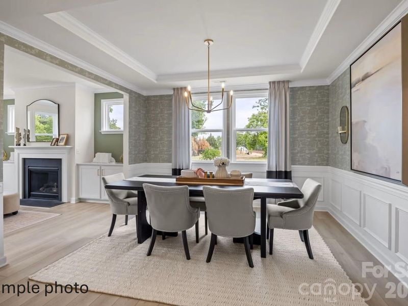 Furnished interior view inside a new home in Enclave at Belmont, Belmont (Image 9).
