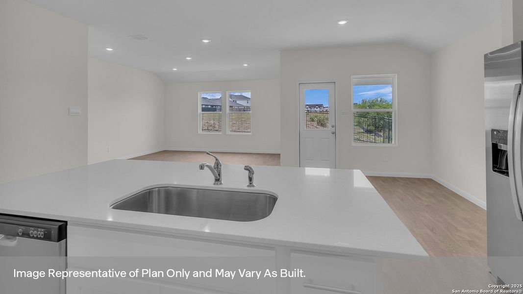Furnished interior view inside a new home in Trace, San Marcos (Image 5).