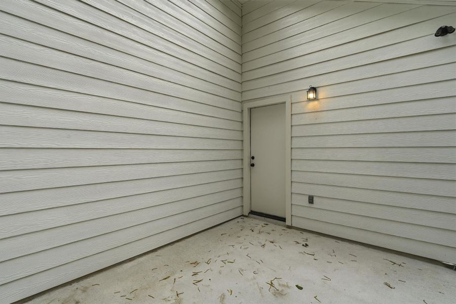 Back patio