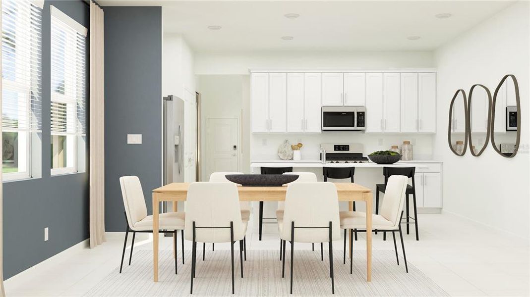 Furnished interior view inside a new home in , Groveland (Image 10).