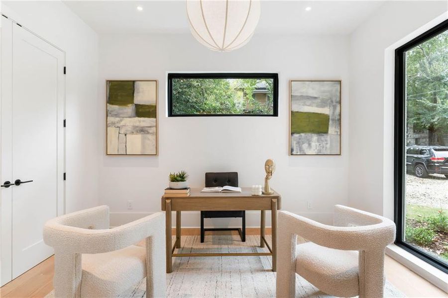 Furnished interior view inside a new home in , Atlanta (Image 6). Furnished interior view inside a new home in , Atlanta (Image 6).