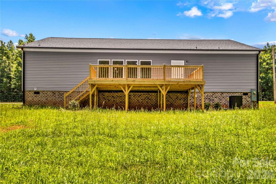 Exterior details and patio area of a home in , Mocksville (Image 4).