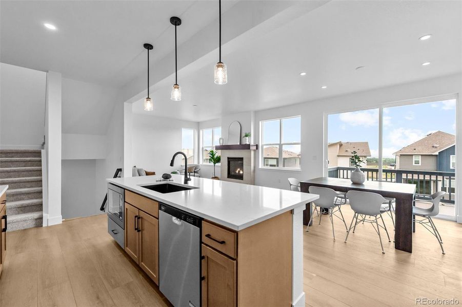 Furnished interior view inside a new home in , Morrison (Image 17).