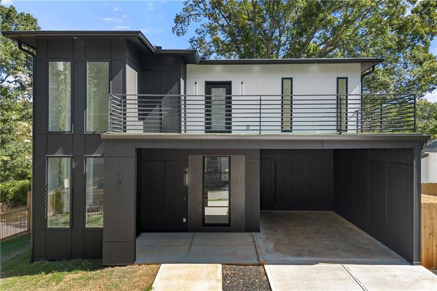 Exterior details and patio area of a home in , Atlanta (Image 26).