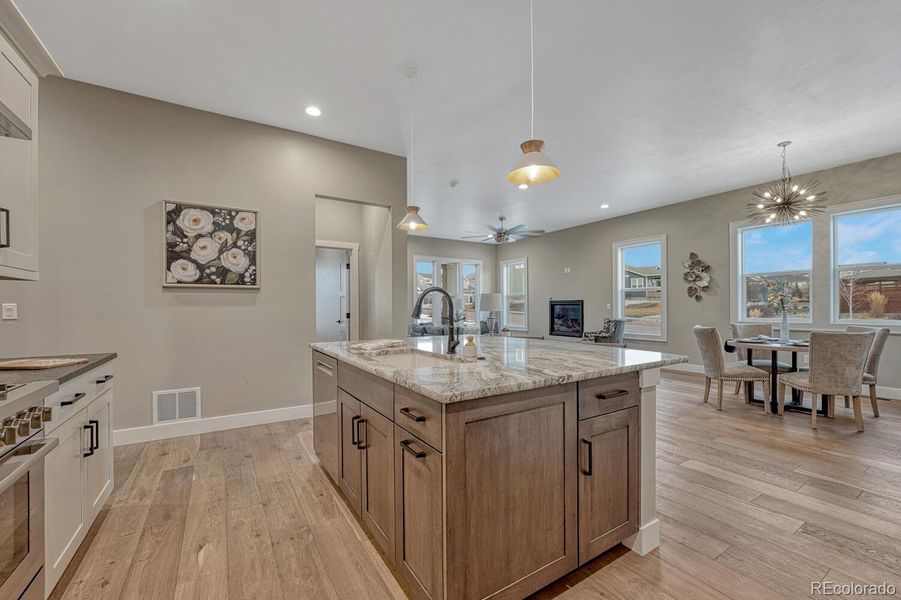 Furnished interior view inside a new home in , Colorado Springs (Image 10).