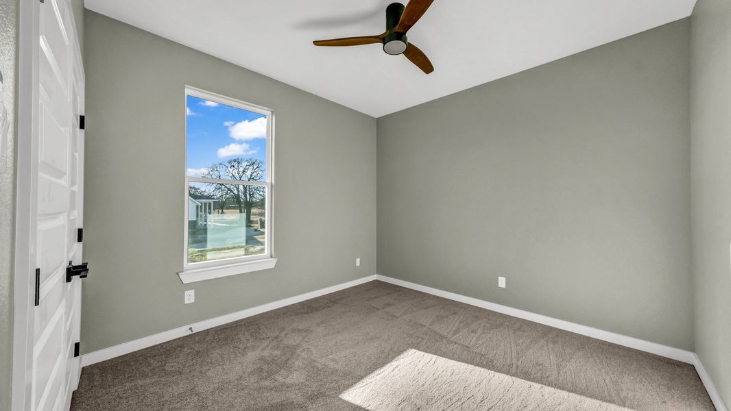 Representative unfurnished interior of a home built from the Jarrett 1 by Zeal Home Builders in Saddle Crest Estates, Weatherford (Image 67).