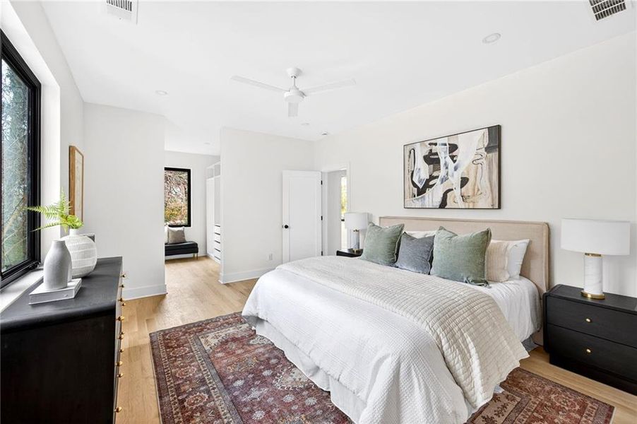 Furnished interior view inside a new home in , Atlanta (Image 30).