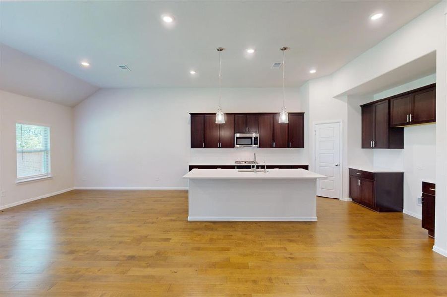 Furnished interior view inside a new home in The Preserve, Justin (Image 3).