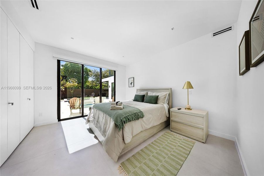 Furnished interior view inside a new home in , Miami (Image 53).