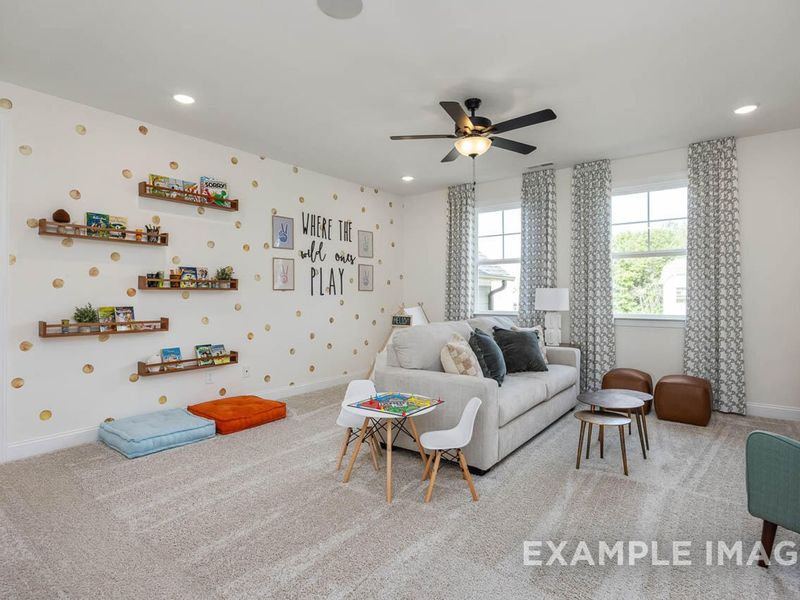 Furnished interior view inside a new home in Tobacco Road, Angier (Image 24).