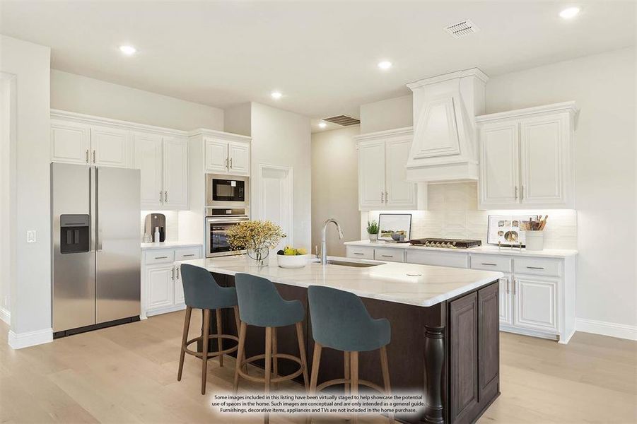 Furnished interior view inside a new home in Timberbrook, Justin (Image 9).