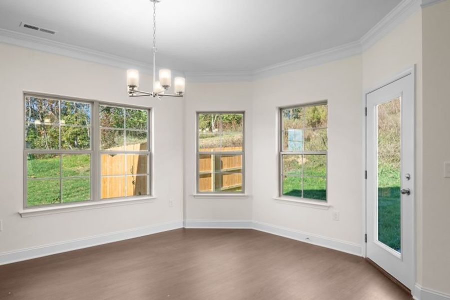 Spacious, unfurnished interior of a new home in Miller's Reserve, Winston-Salem (Image 50).