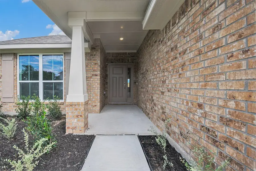 Exterior details and patio area of a home in Kiber Reserve, Angleton (Image 2). Exterior details and patio area of a home in Kiber Reserve, Angleton (Image 2).