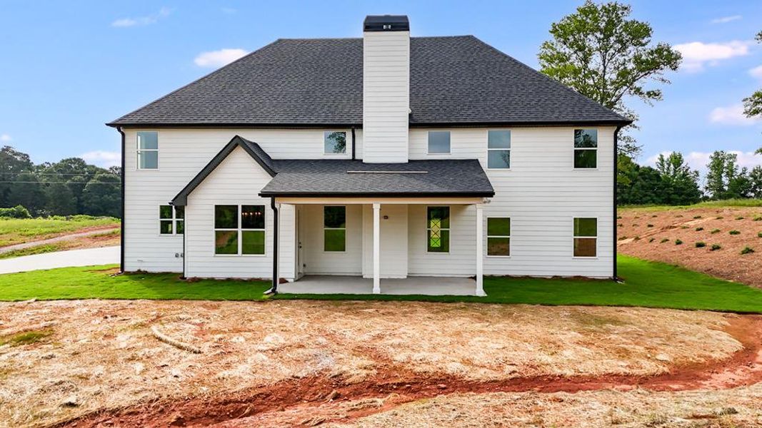 Exterior details and patio area of a home in Harmon Springs, Carrollton (Image 28).