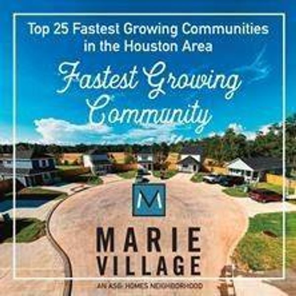 Join the vibrant Marie Village, one of Houston's top 25 fastest-growing neighborhoods – your opportunity for a thriving community life. (rendering)