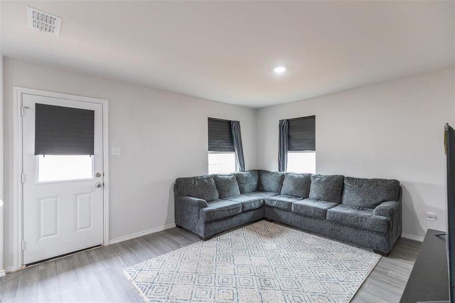 Furnished interior view inside a new home in Waterside at Cedar Creek, Abilene (Image 9).