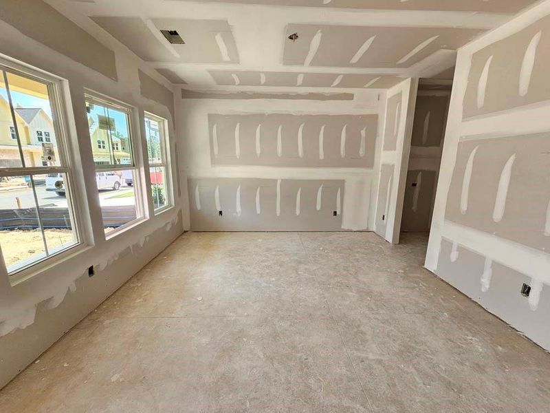 In-progress construction of a new home in Arbors at Richland Creek, Buford, GA (Image 36).