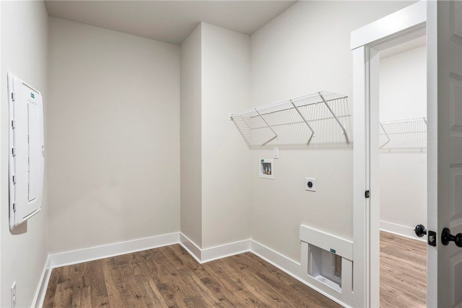 Laundry - Images are of a different home with a si