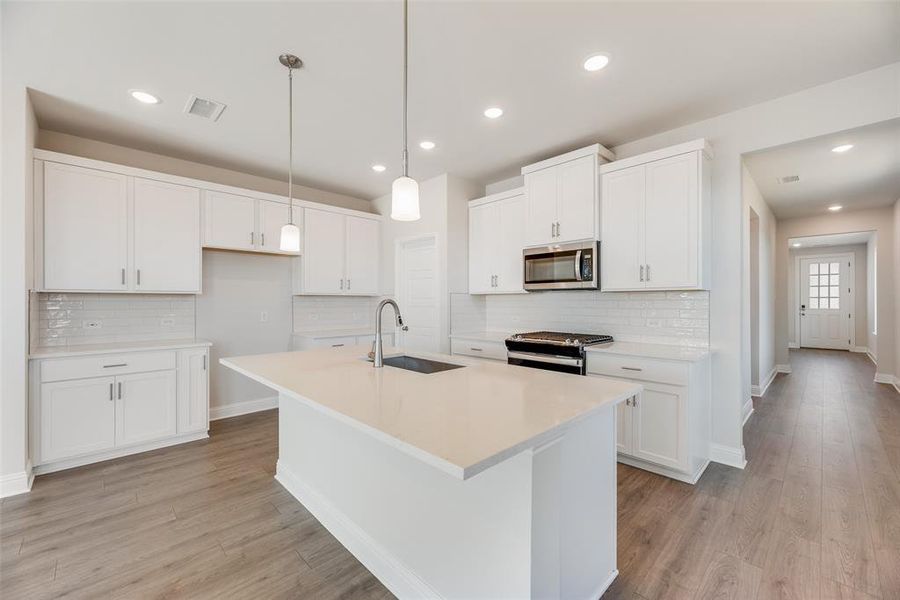 Furnished interior view inside a new home in Spiritas Ranch, Little Elm (Image 11).