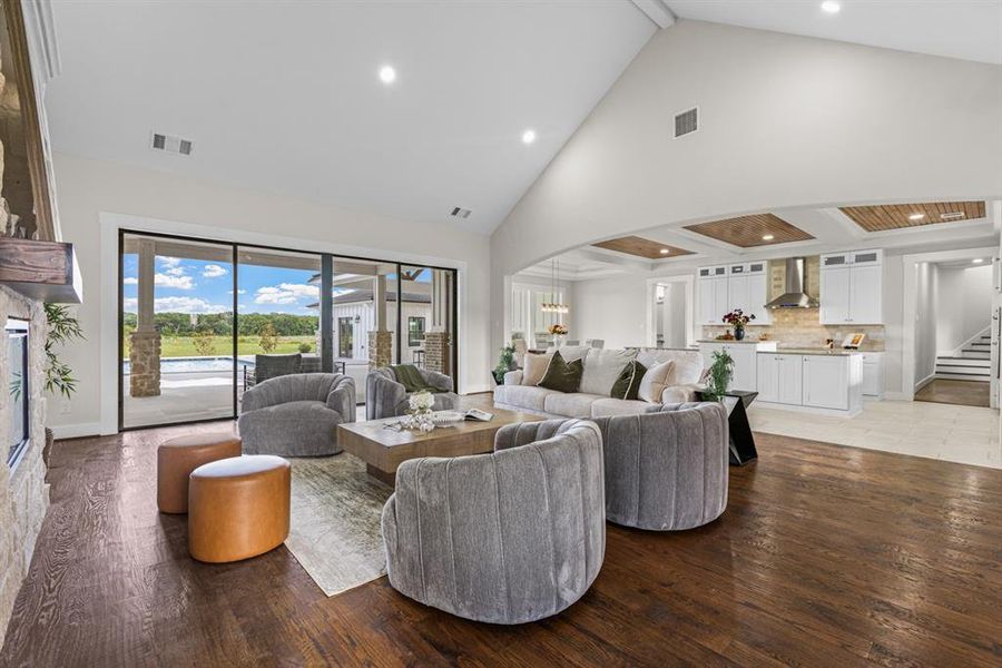 Furnished interior view inside a new home in , Wills Point (Image 5).