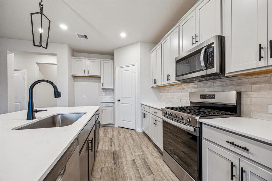 Furnished interior view inside a new home in Elyson, Katy (Image 12).