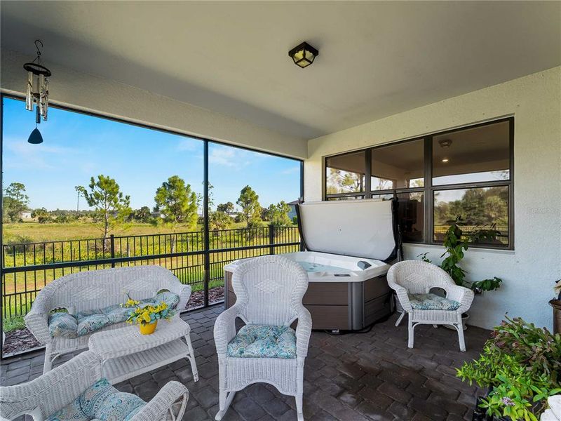 Exterior details and patio area of a home in , North Port (Image 28). Exterior details and patio area of a home in , North Port (Image 28).