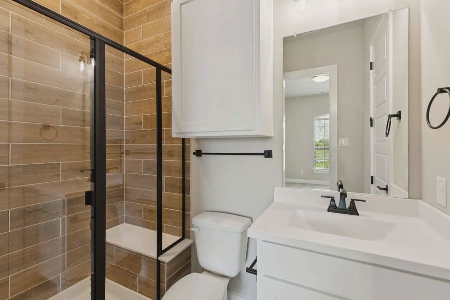 Representative furnished interior of a home built from the Windcrest by Chesmar Homes in Talia, Mesquite (Image 7).