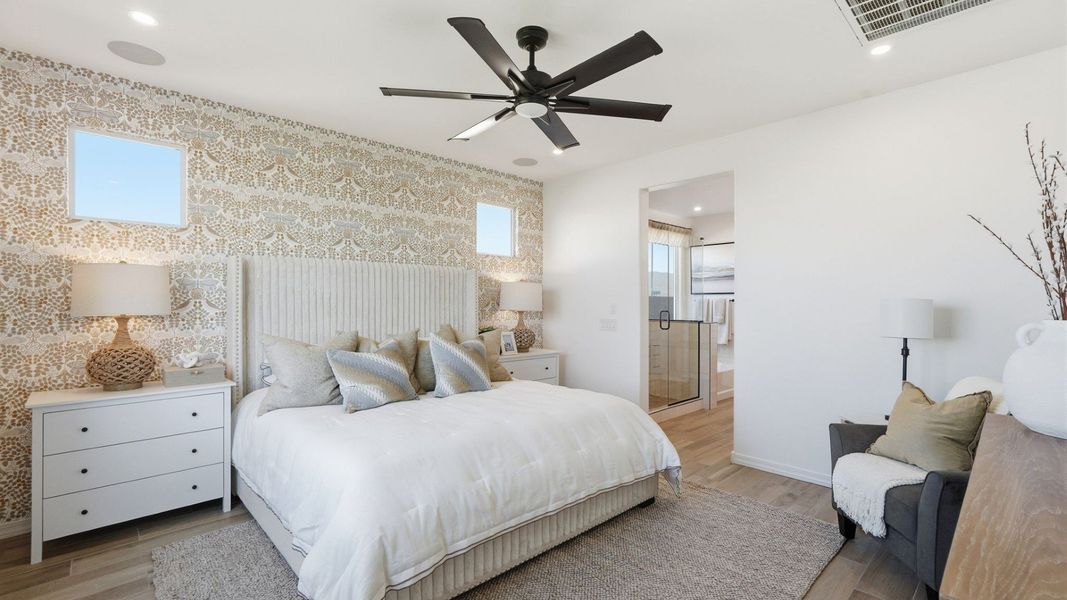 Representative furnished interior of a home built from the Bluebell by DRB Homes in Apache Farms, Buckeye (Image 20).